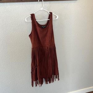 Idyllwind Suede Tassel Dress
